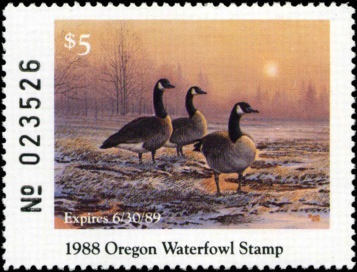 Signed 08 Oregon duck stamp with print quality guaranteed.