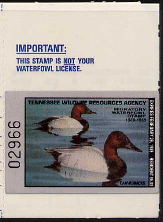 Tennessee Duck Stamps